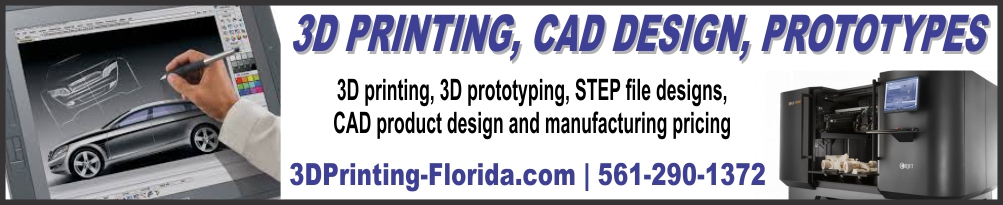 3D Printing – Prototypes – 3D CAD Product Design in Florida